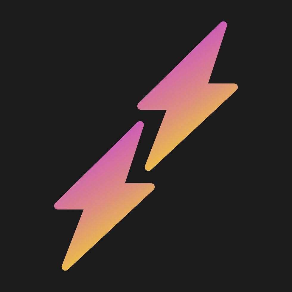 Lightning Vector Icon