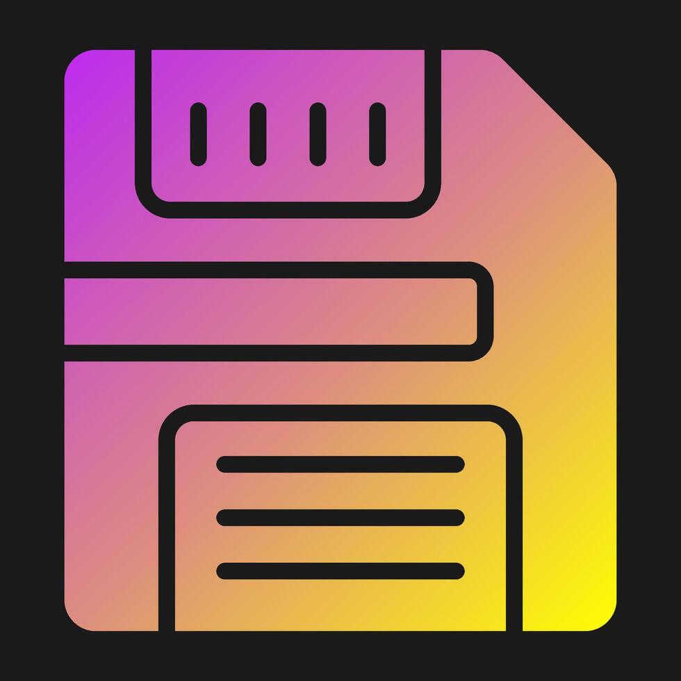 Floppy Disc Vector Icon