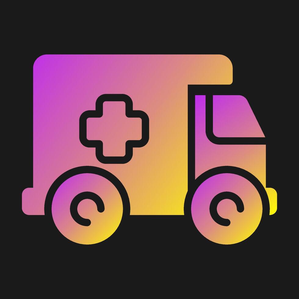 Ambulance Vector Icon