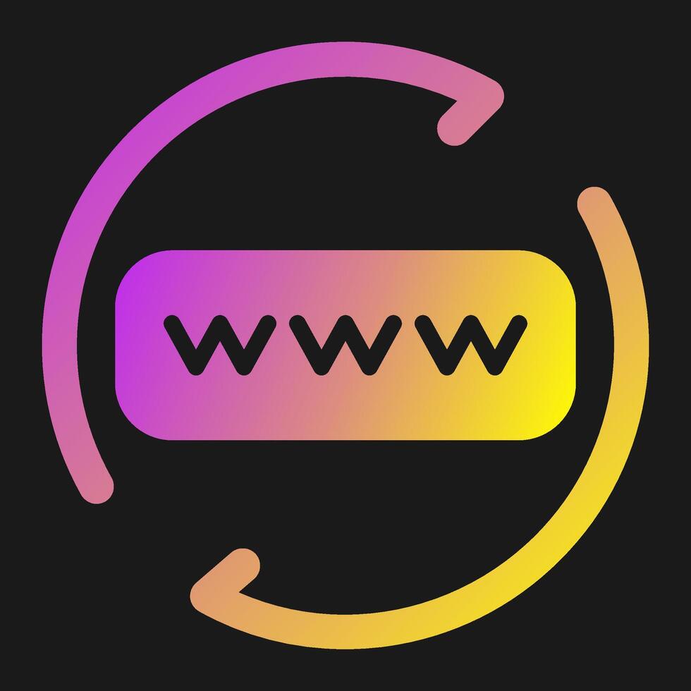 Domain Renewal Vector Icon