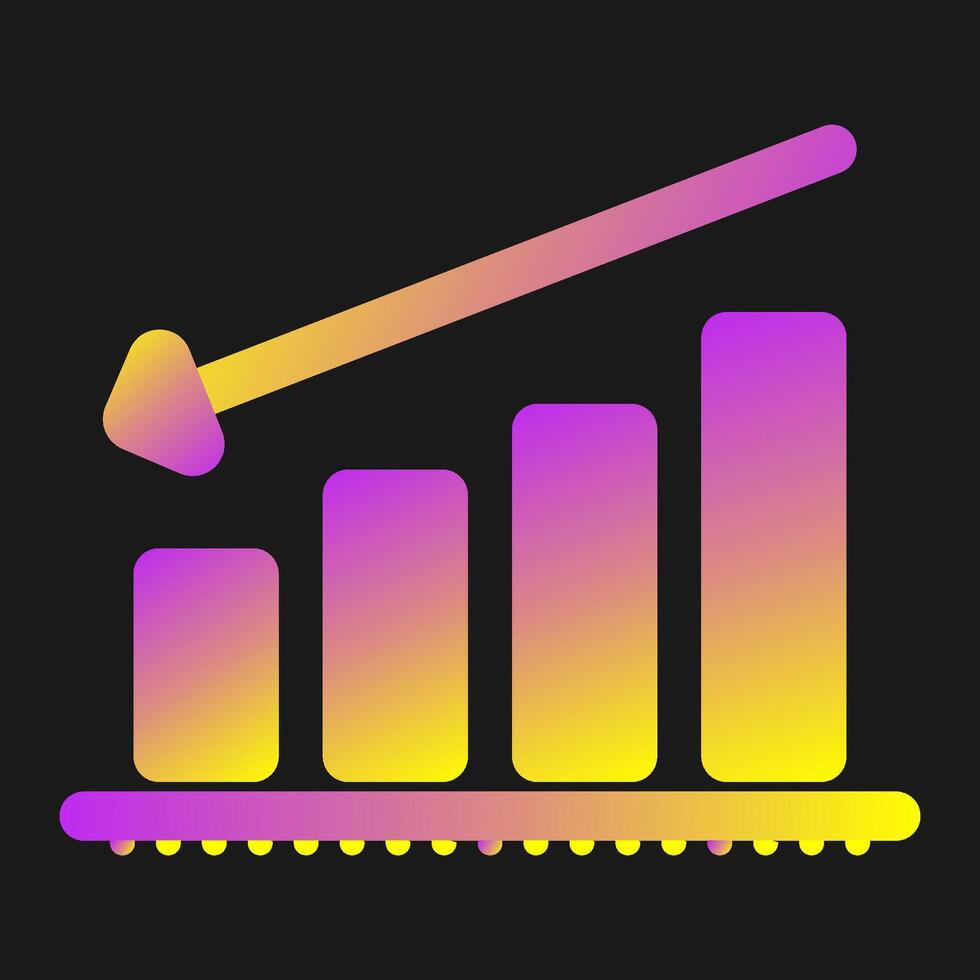 Chart Decreasing Vector Icon