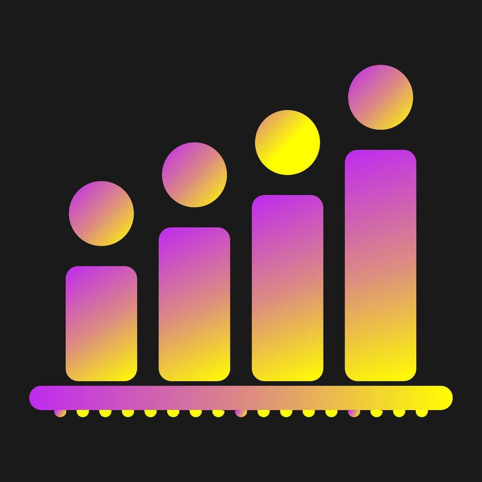 Bar Chart Vector Icon