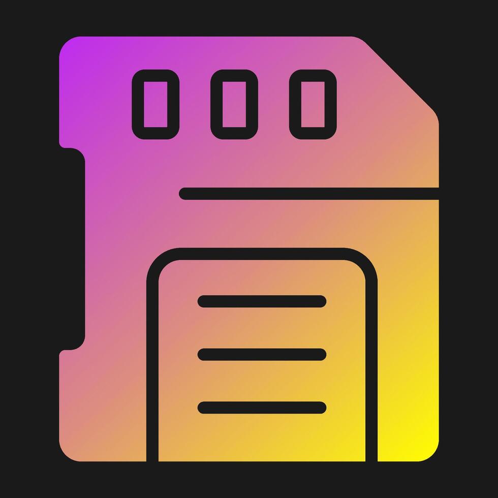Sd Card Vector Icon