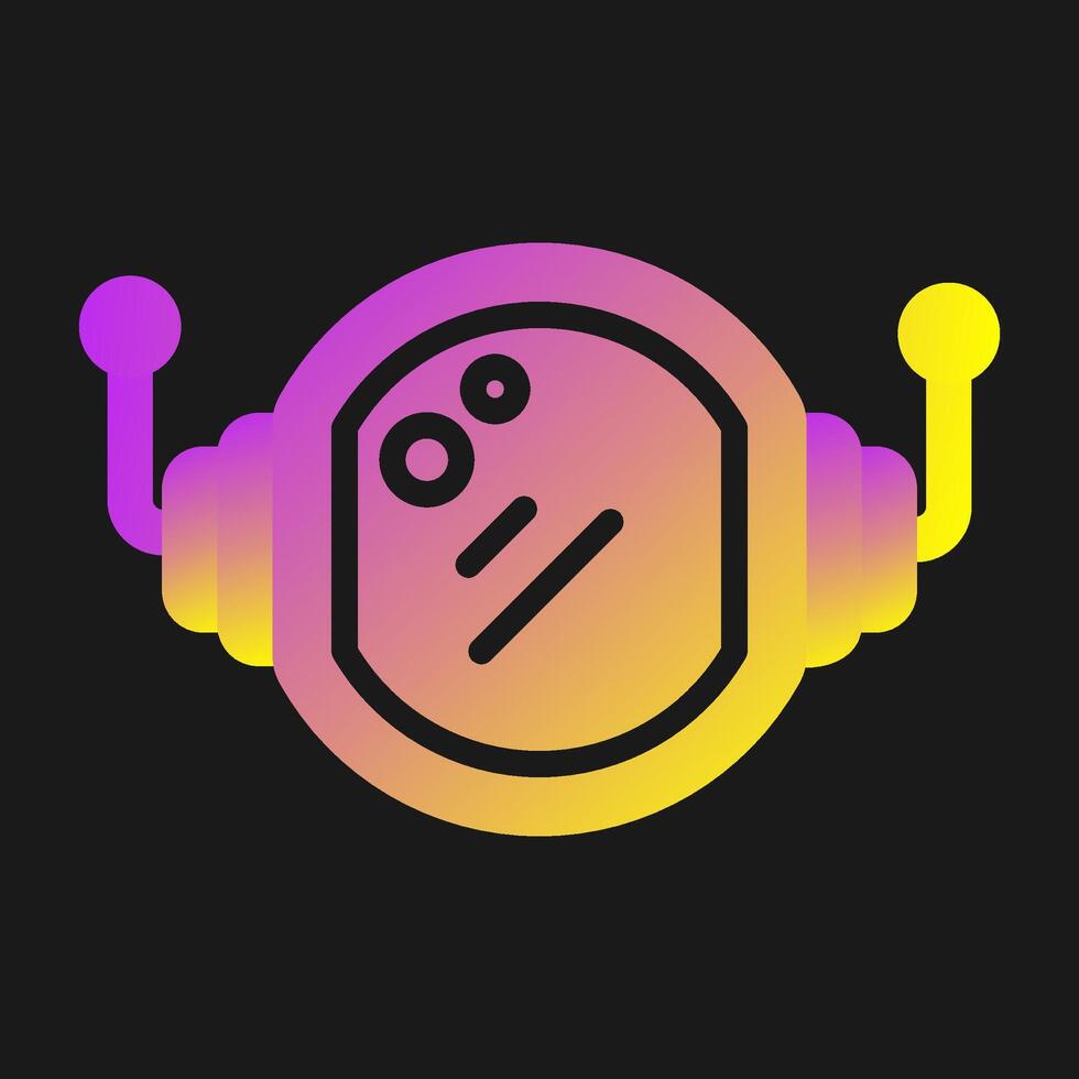 Astronaut Helmet Vector Icon