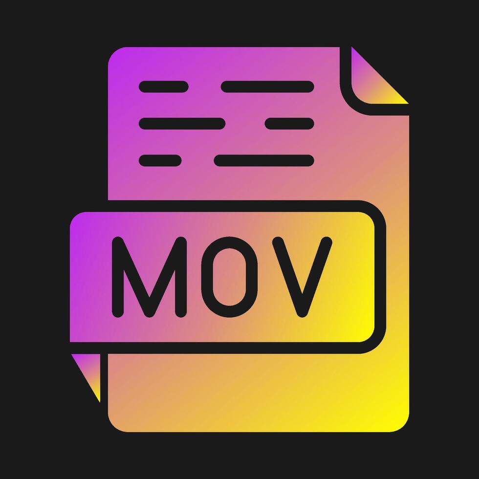 MOV Vector Icon