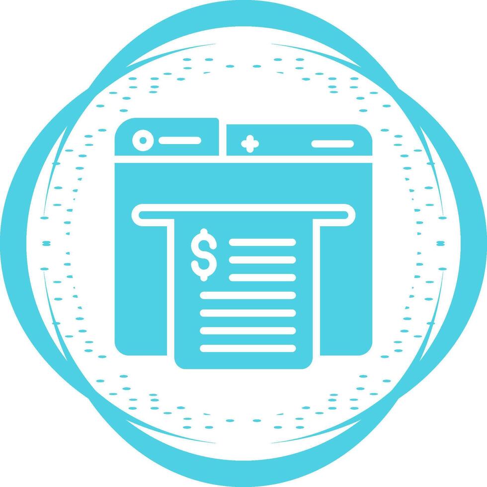 Receipt Vector Icon