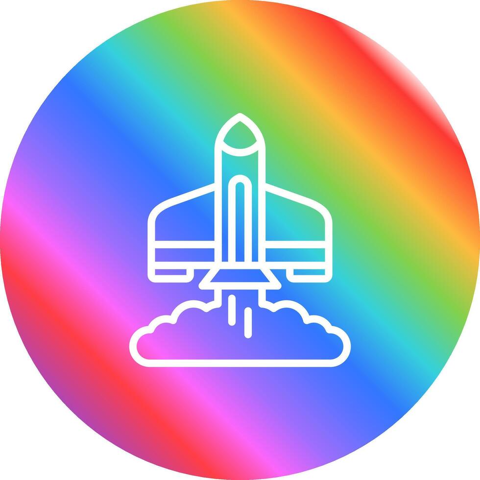 Rocket Launch Vector Icon