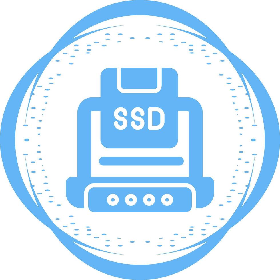 Solid State Drive Vector Icon