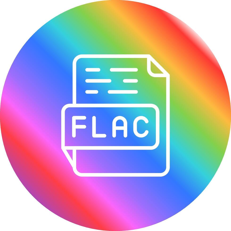 flac vector icono