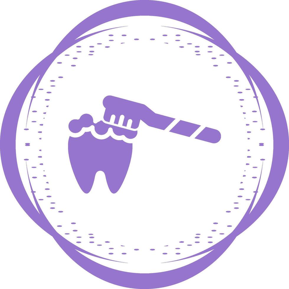 Brushing Teeth Vector Icon