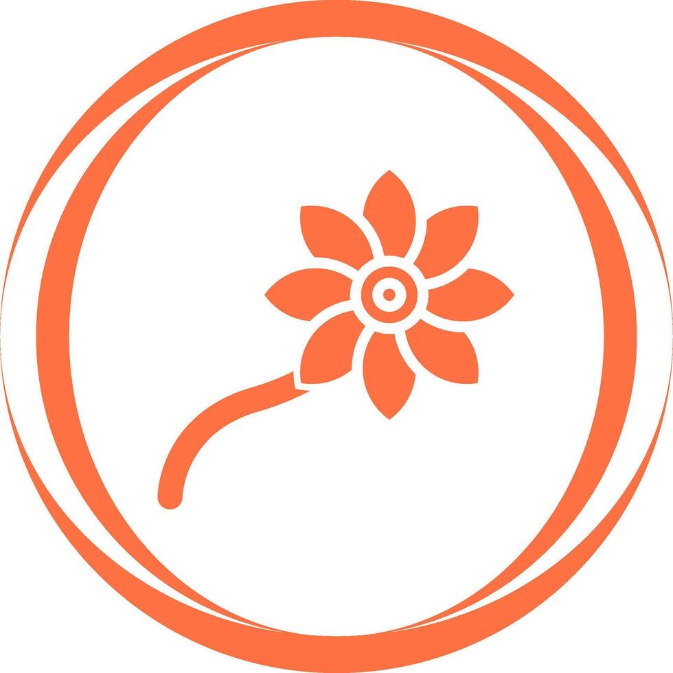 icono de vector de flor