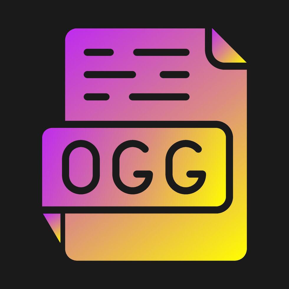 OGG Vector Icon