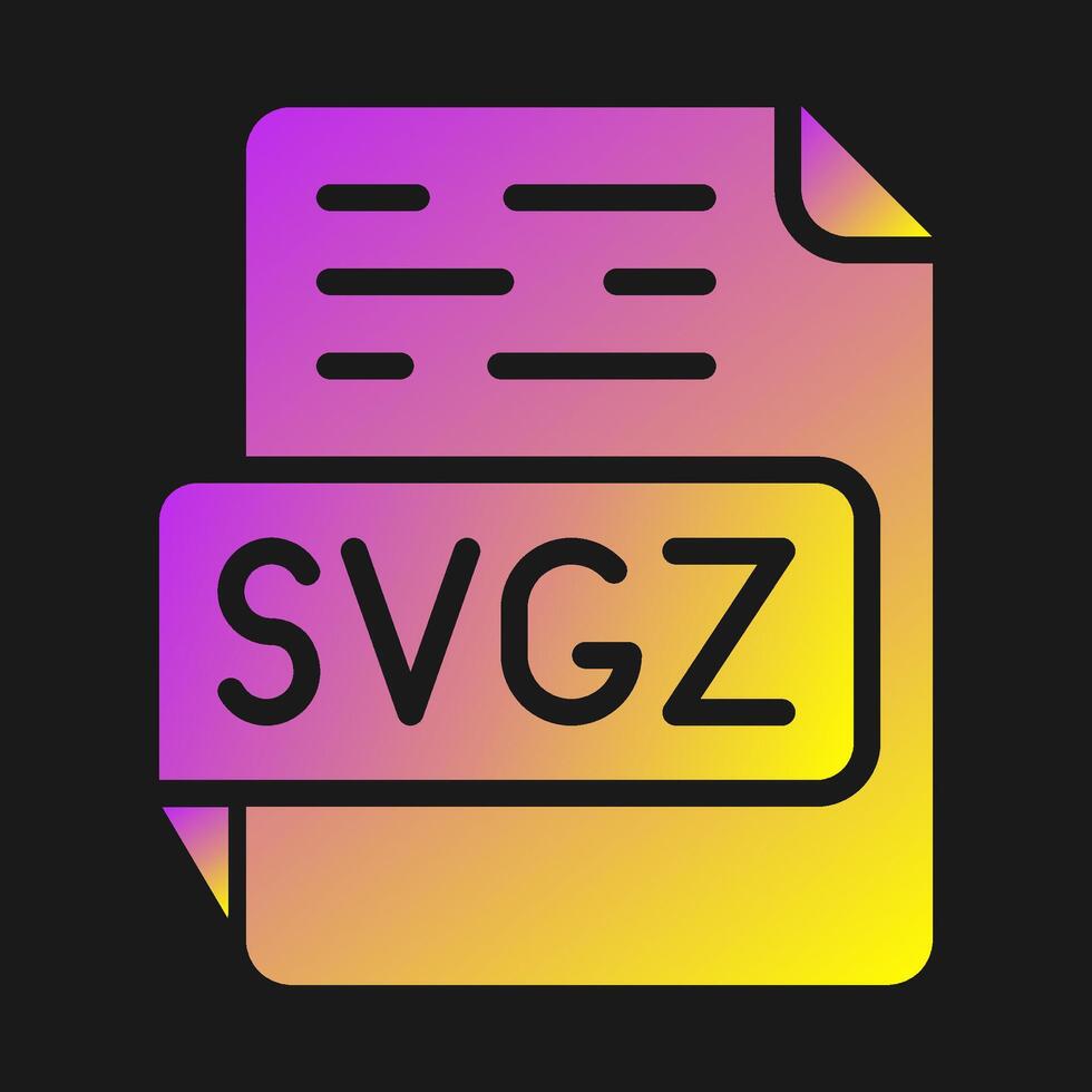 SVGZ Vector Icon