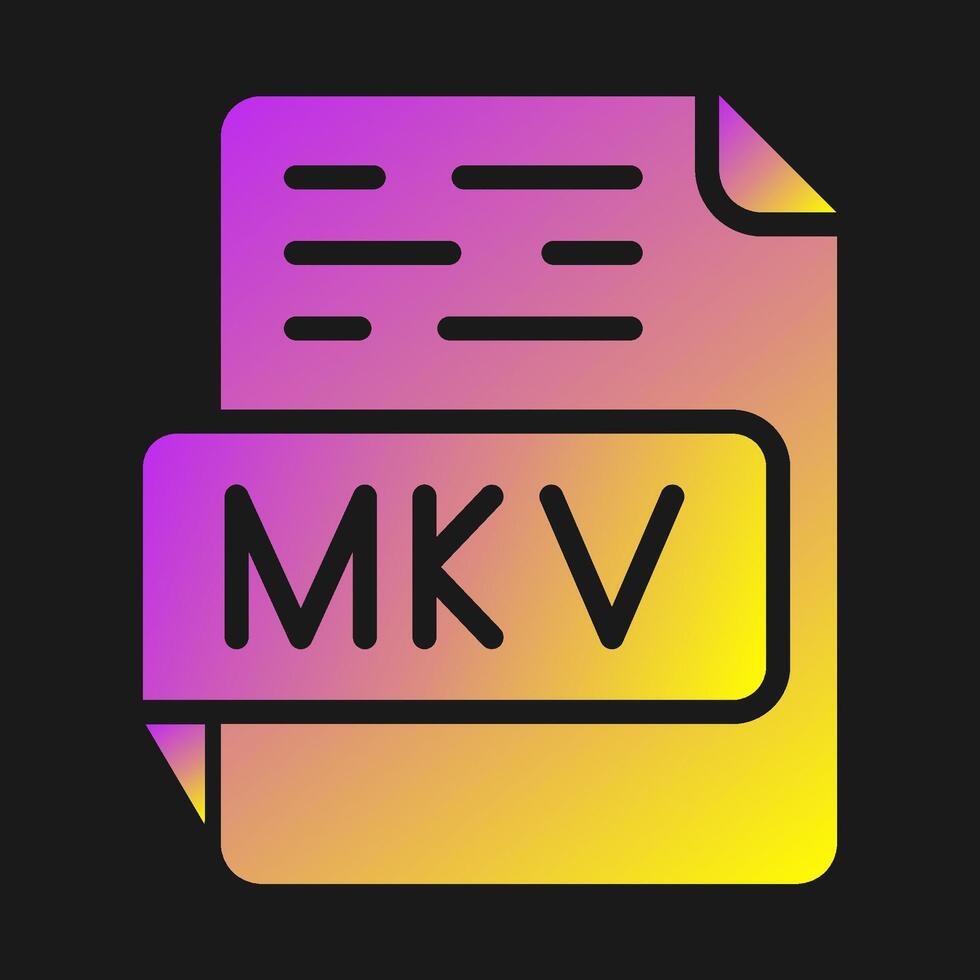 MKV Vector Icon