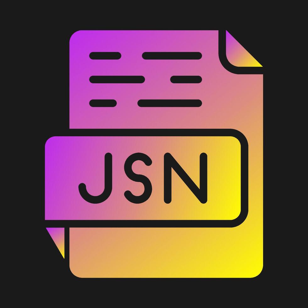 JSON Vector Icon