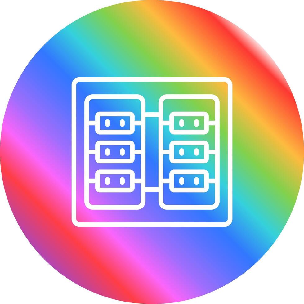 Server Room Vector Icon