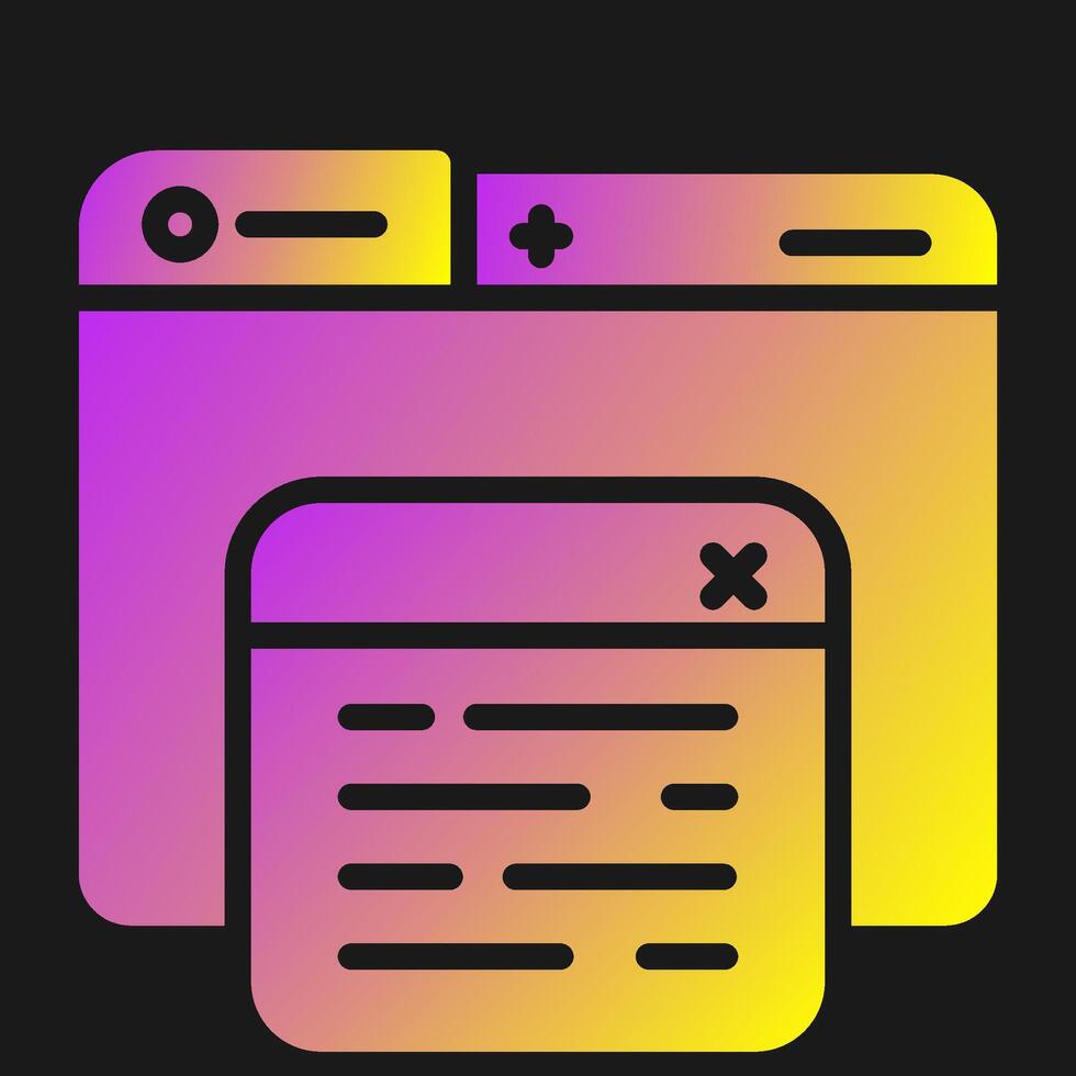 Pop Up Vector Icon