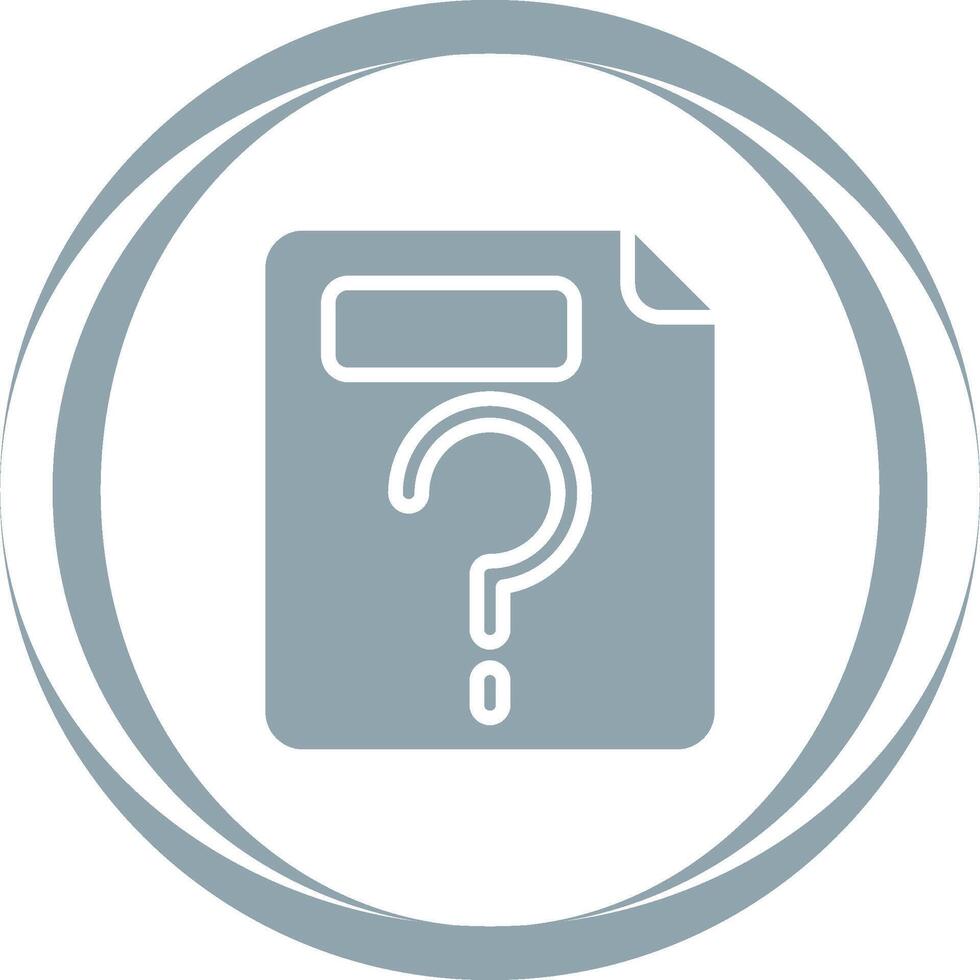 Unknown Vector Icon