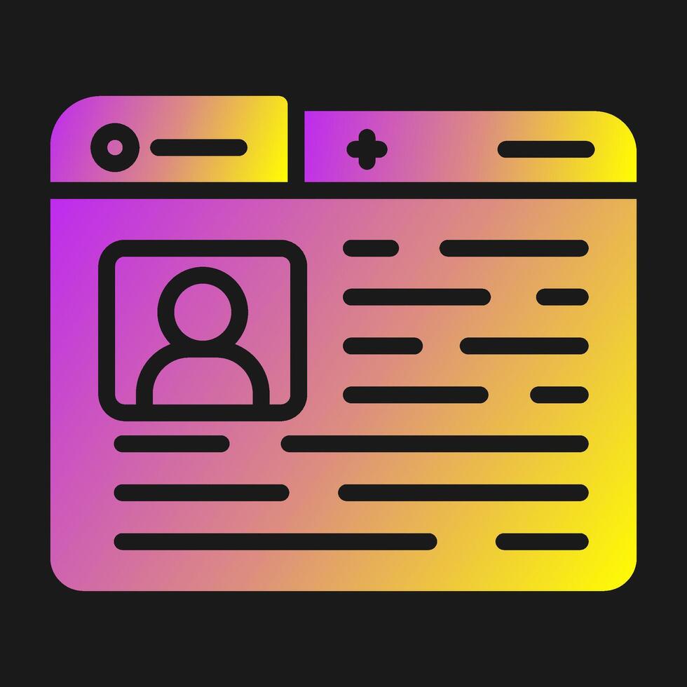 Profile Vector Icon