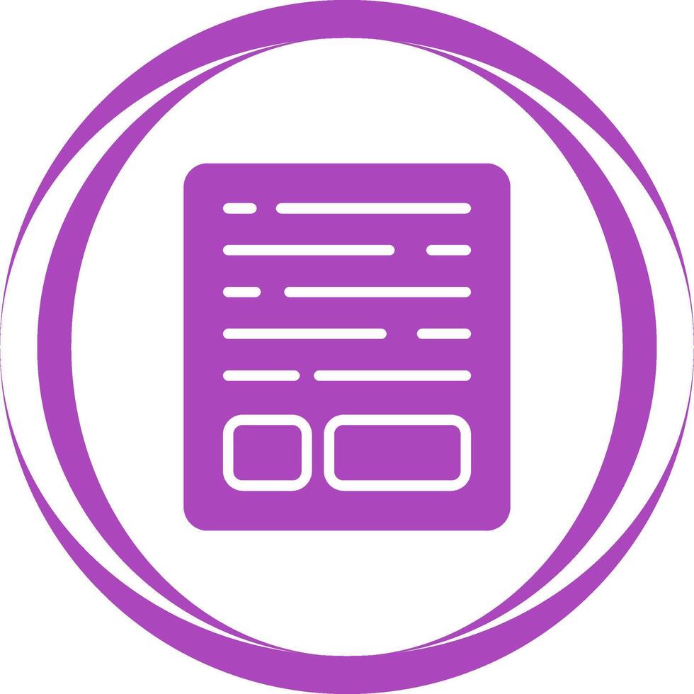 Document Vector Icon