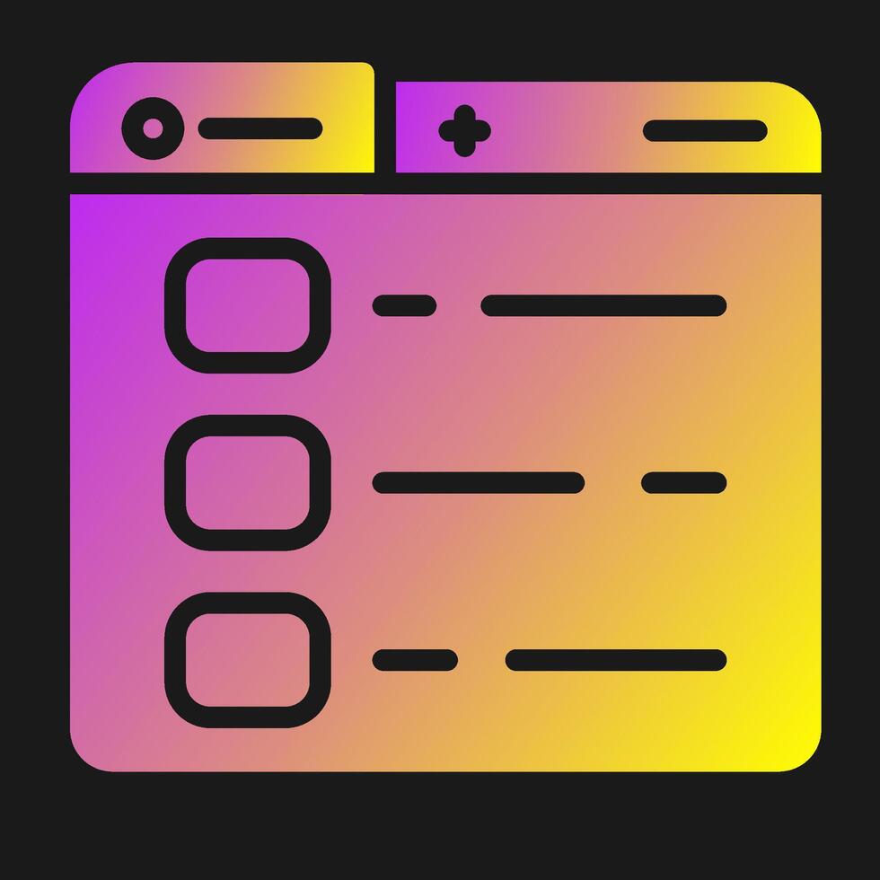 Options Vector Icon