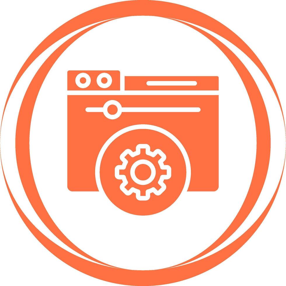 Hosting Control Panel Vector Icon