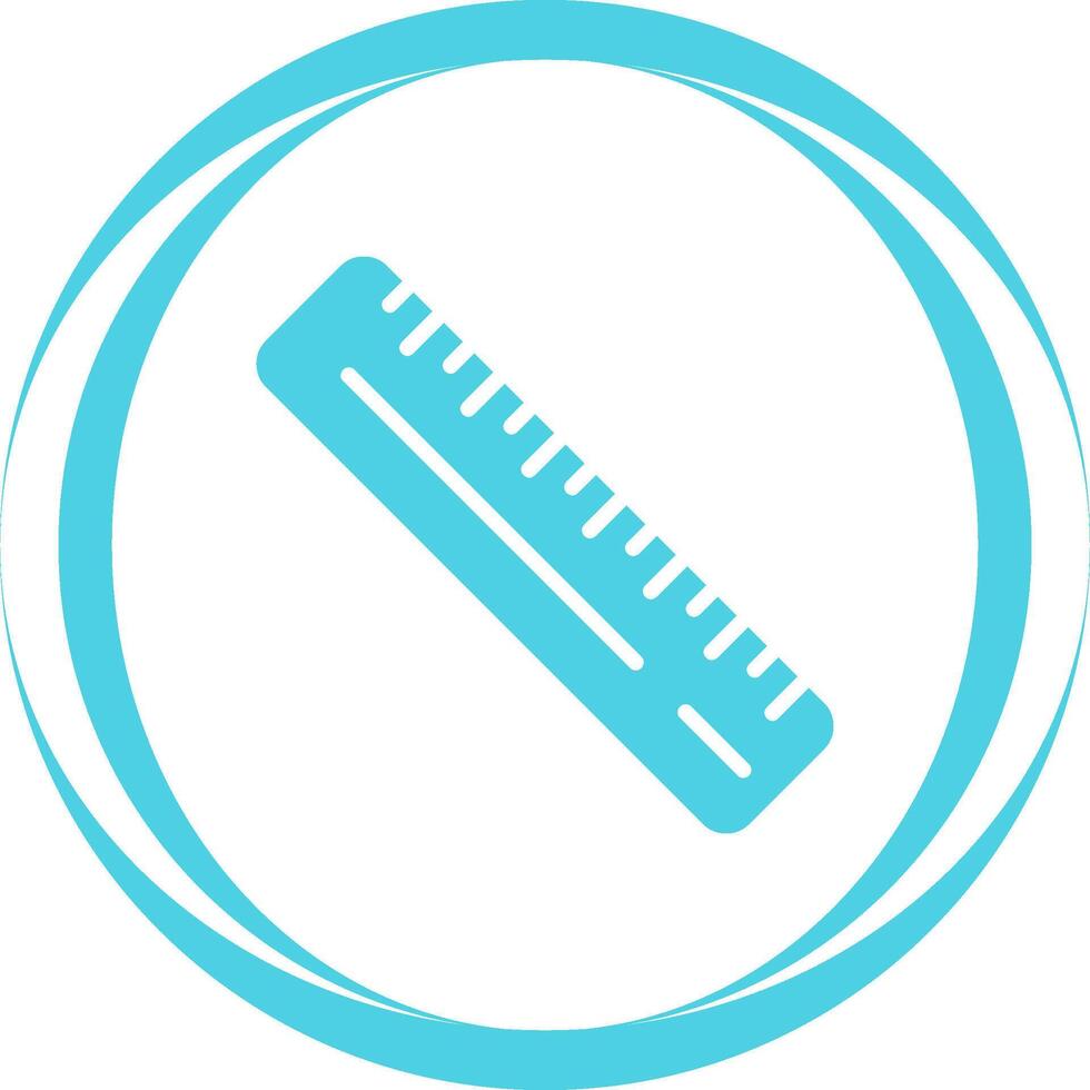 Straight Ruler Vector Icon