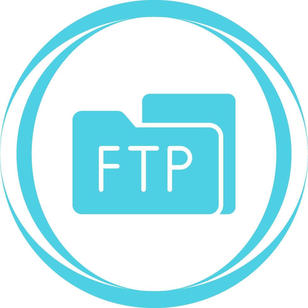 ftp acceso vector icono