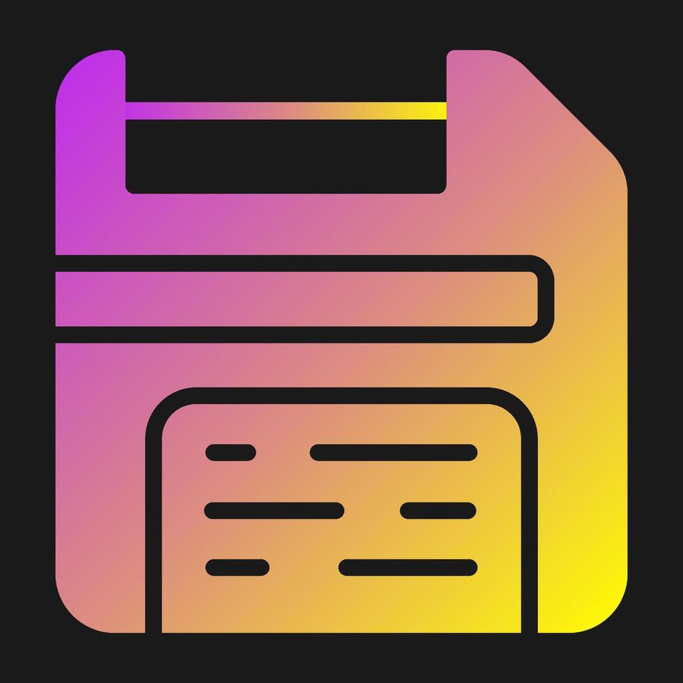 Floppy Disk Vector Icon
