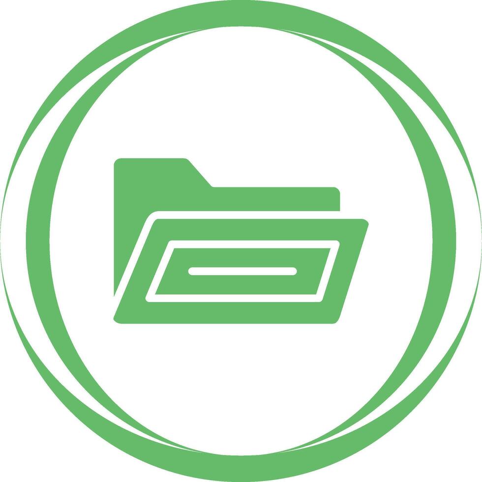 Open File Folder Vector Icon