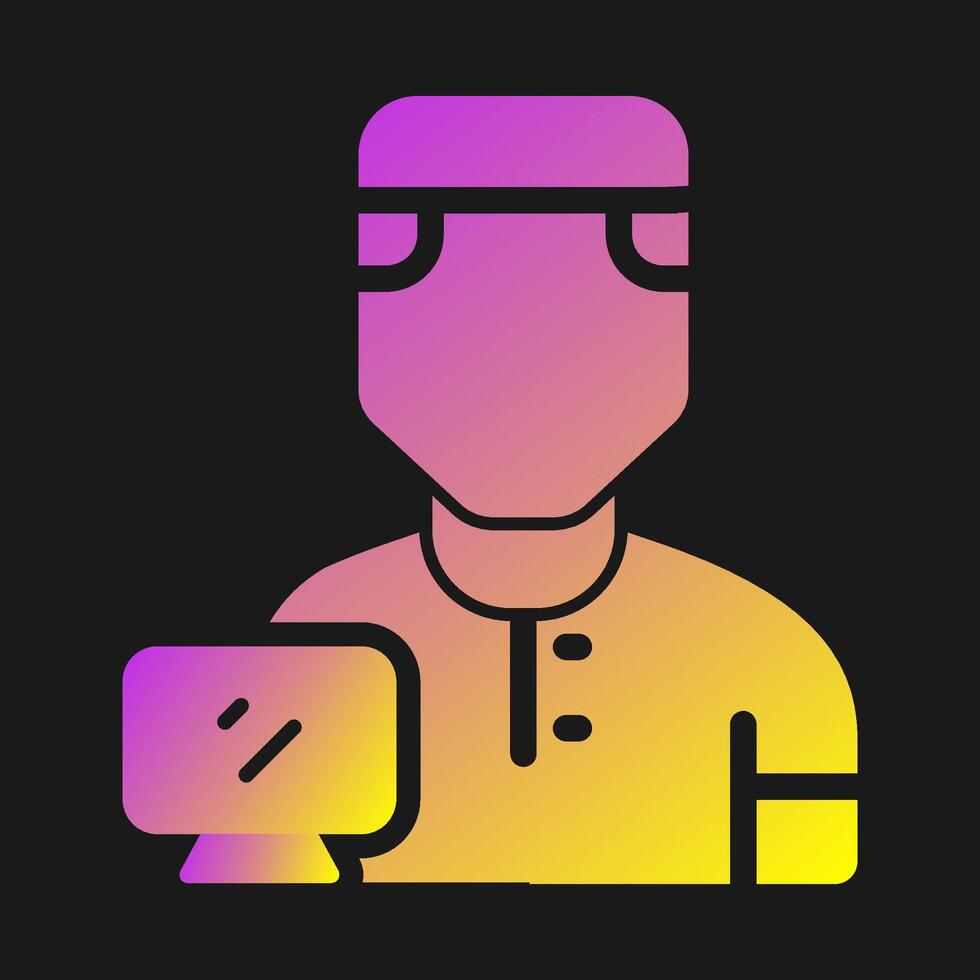 Working Man Vector Icon