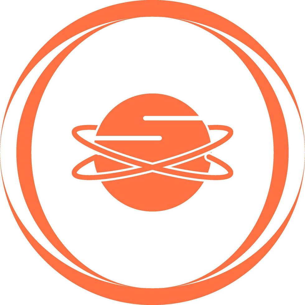 icono de vector de planeta