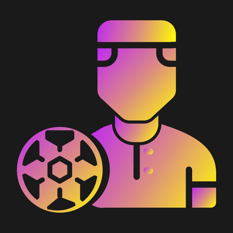 Soccer Coach Vector Icon