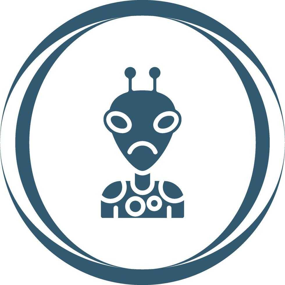 icono de vector alienígena