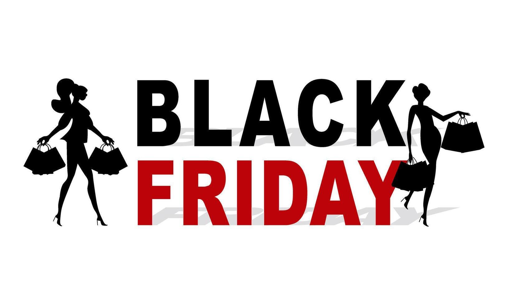 Black Friday banner. Special discount offer design vector