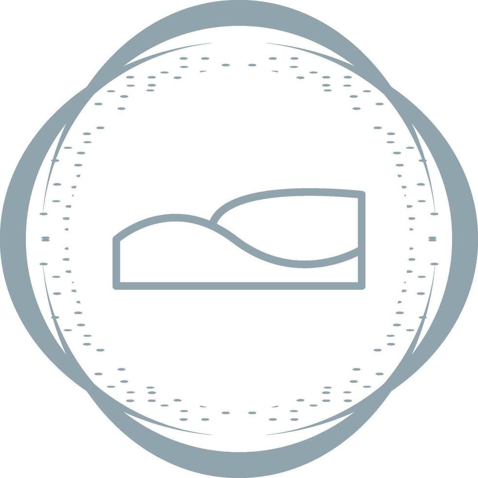 Sand dunes Vector Icon