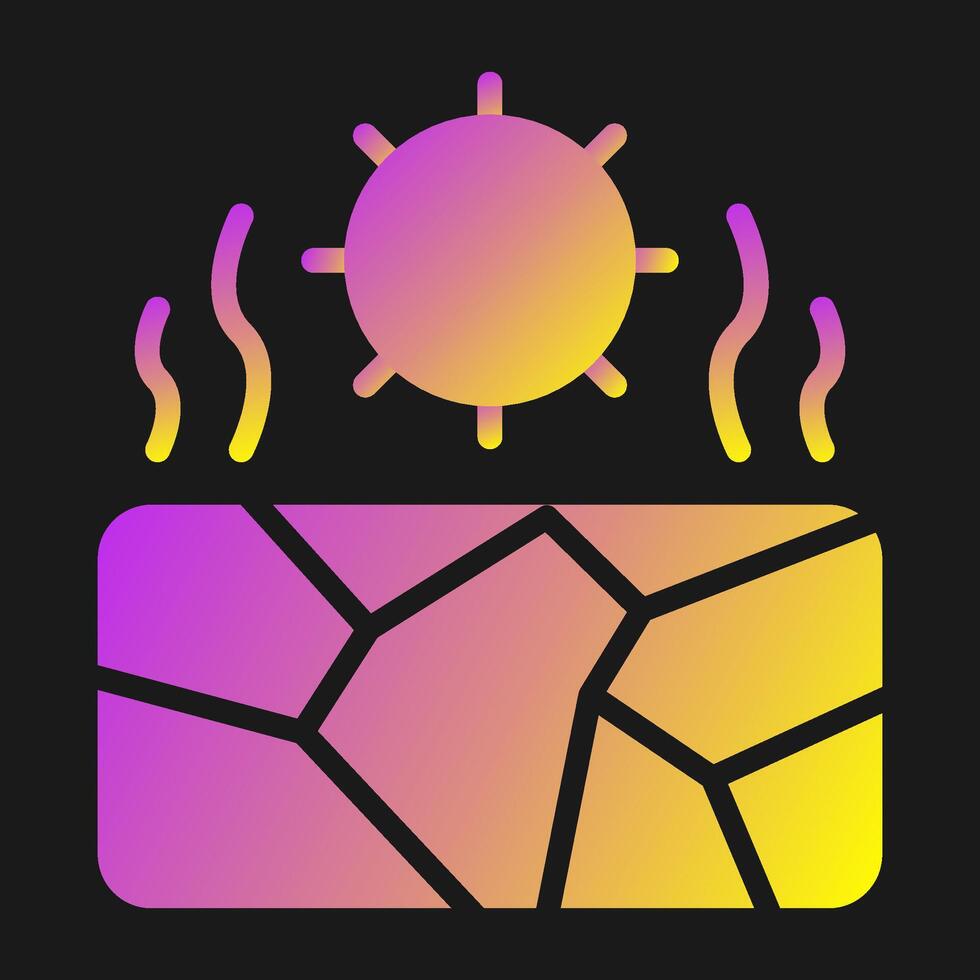 Drought Vector Icon
