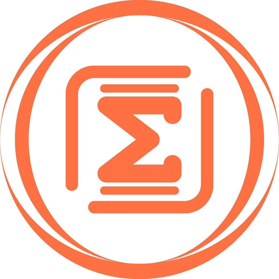 Summation Vector Icon