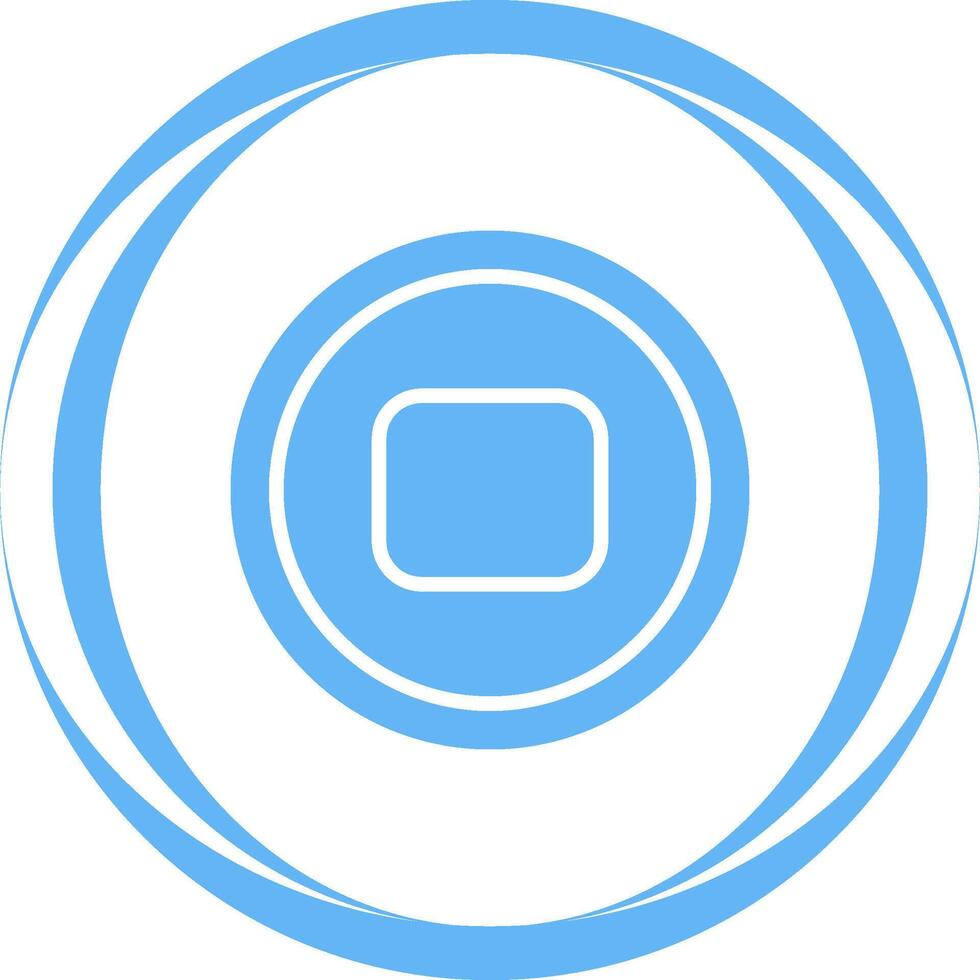 Stop Button Vector Icon