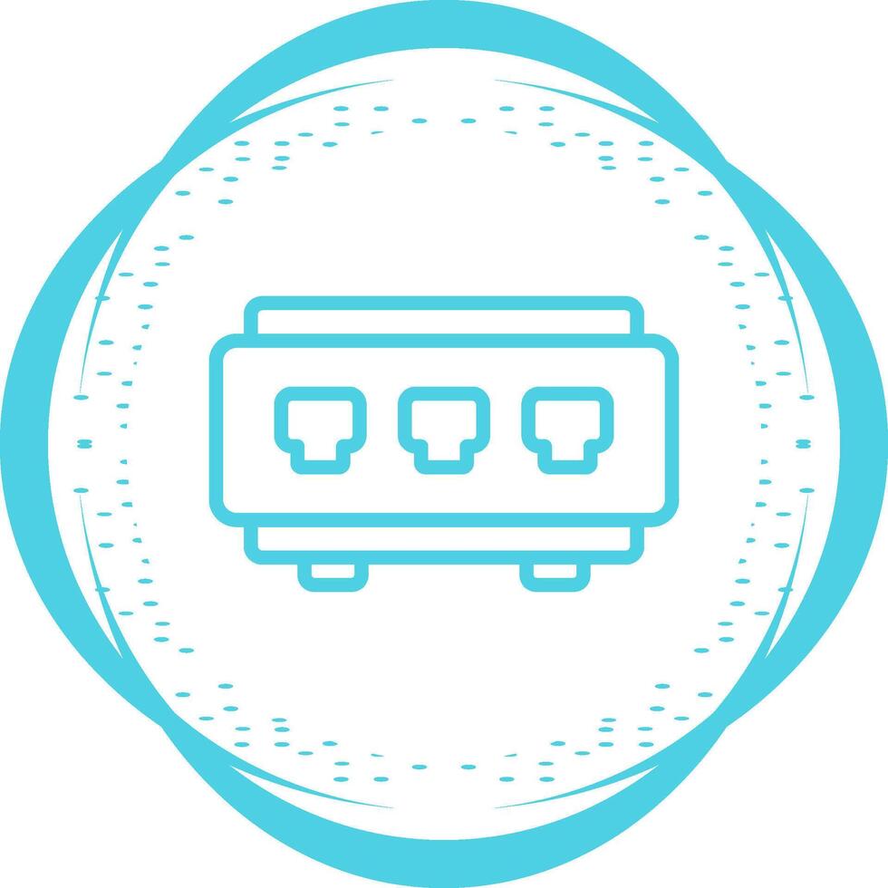 Network Switch Vector Icon