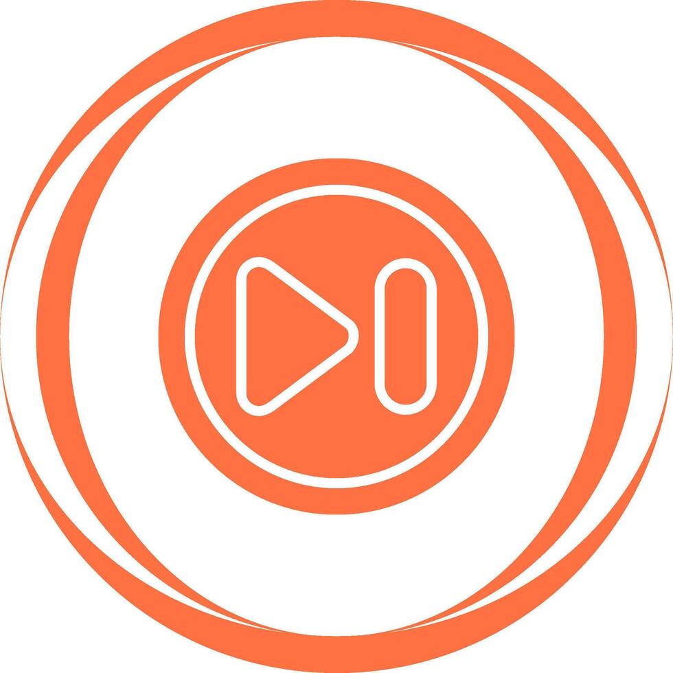 Next Track Button Vector Icon