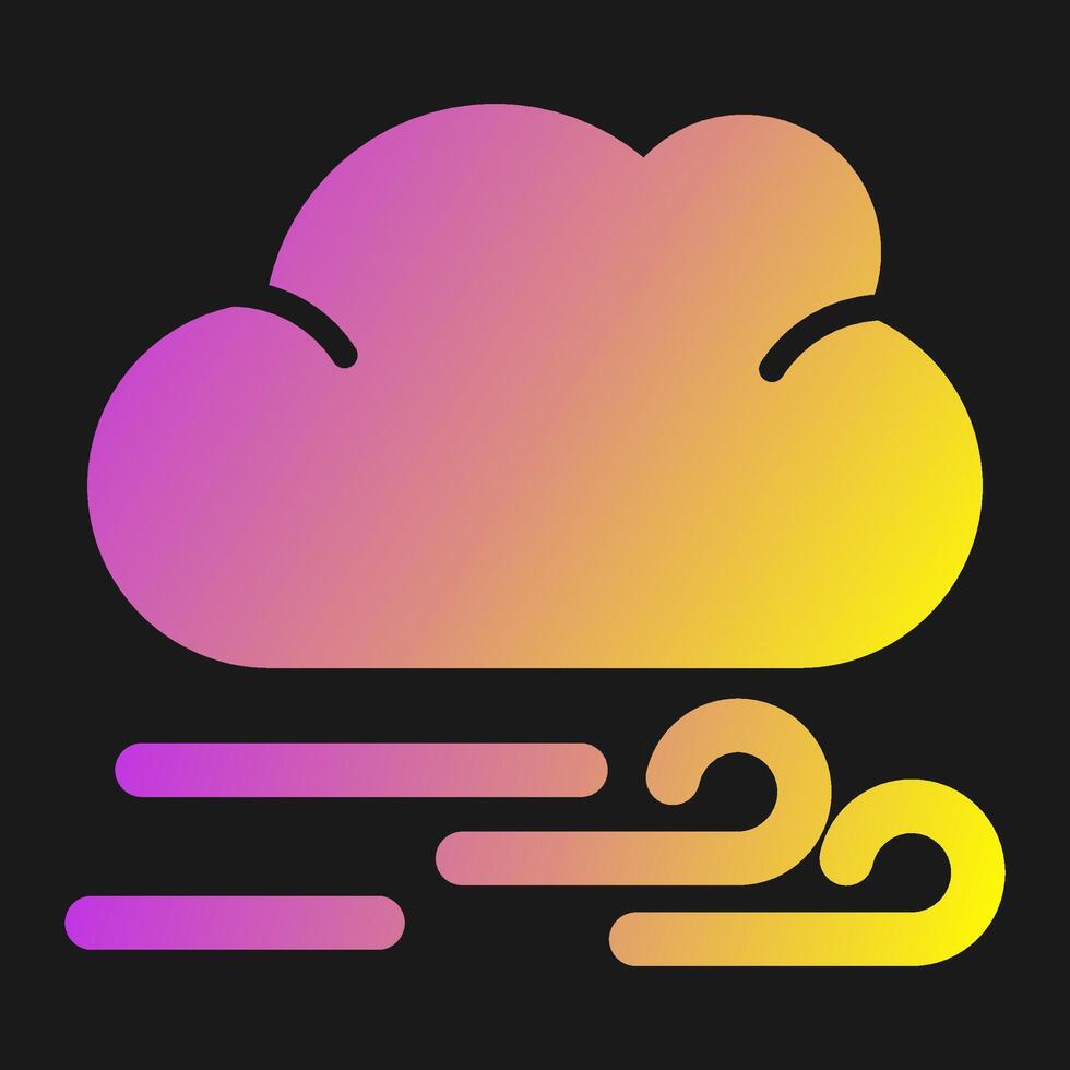 Windy Vector Icon