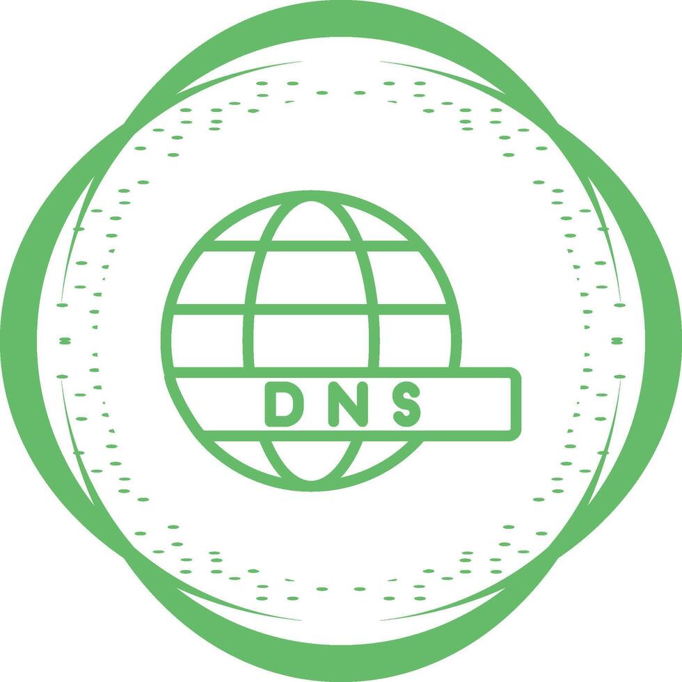 dns servidor vector icono