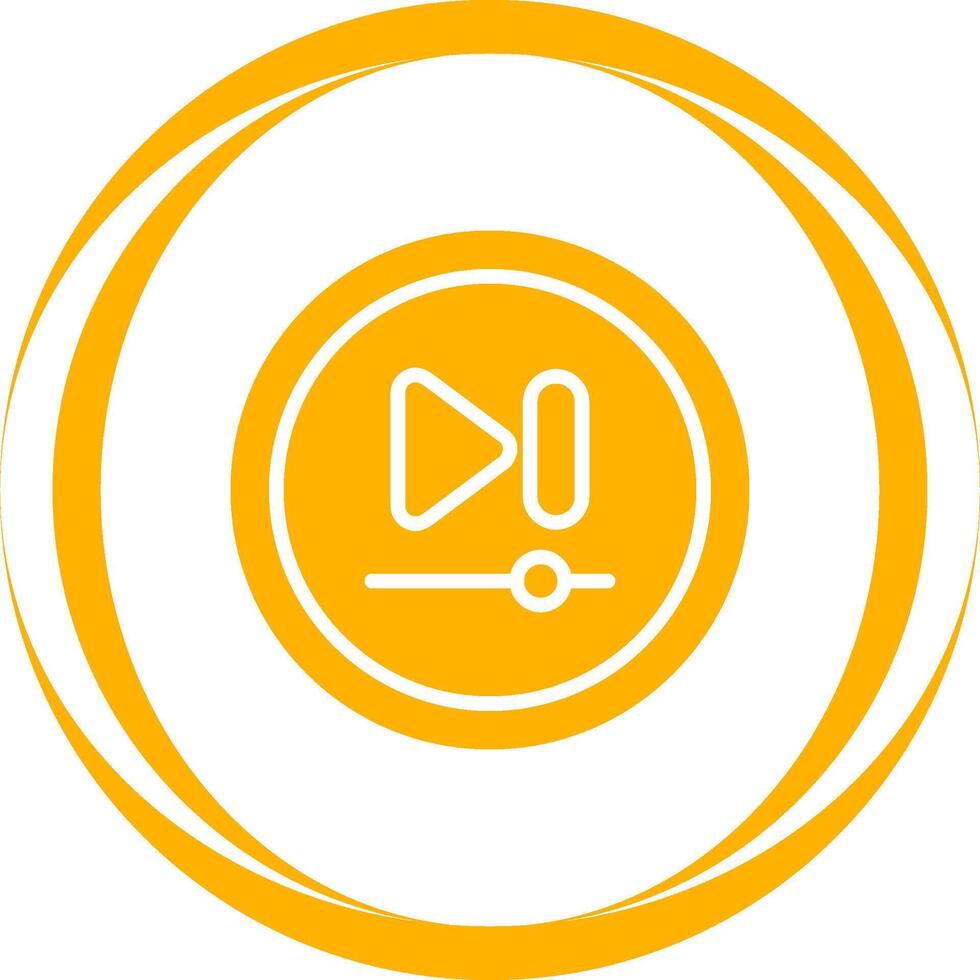 Video Next Track Button Vector Icon
