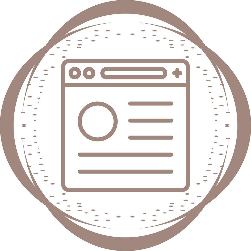 Browser Vector Icon