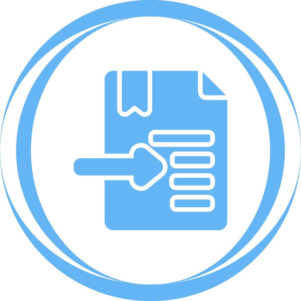 Indent Vector Icon