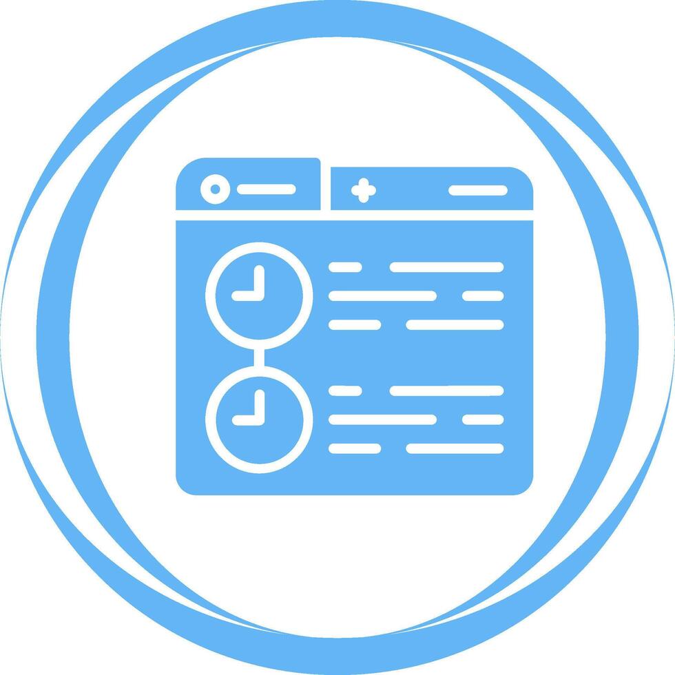 Timeline Vector Icon