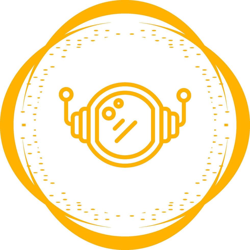 Astronaut Helmet Vector Icon