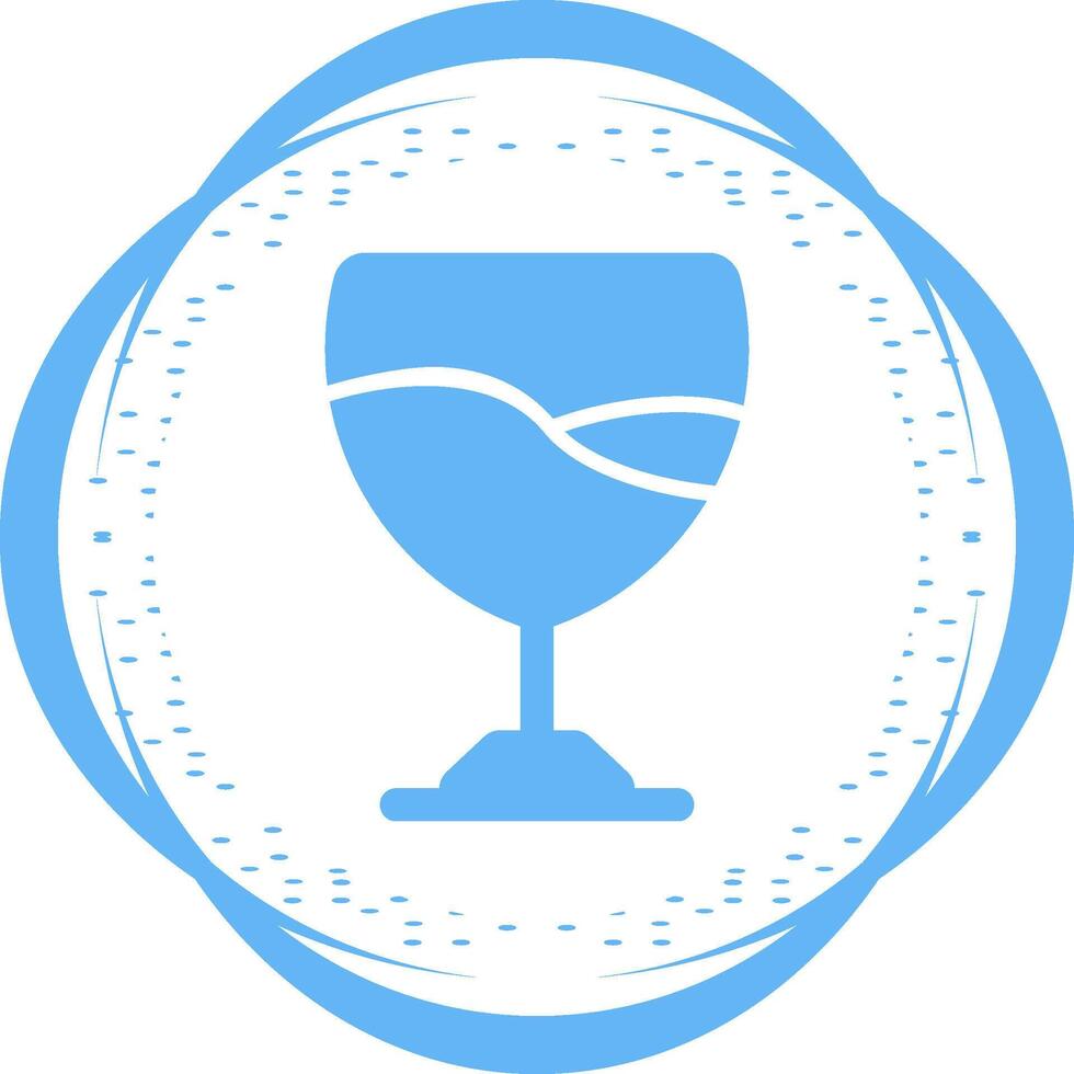 icono de vector de copa de vino