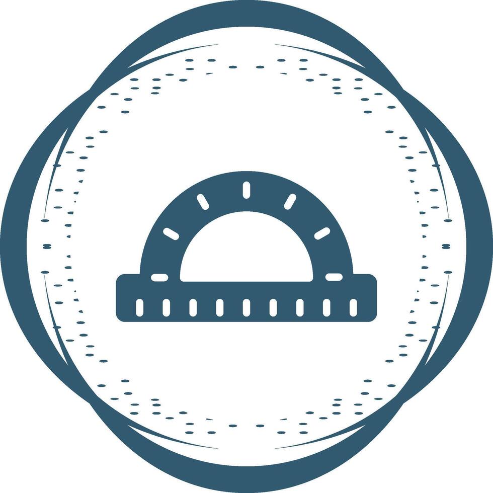 Protractor Vector Icon